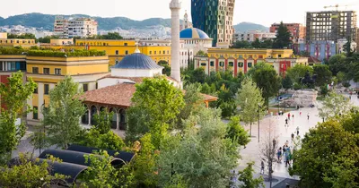 Tirana Skanderbeg Square Albania