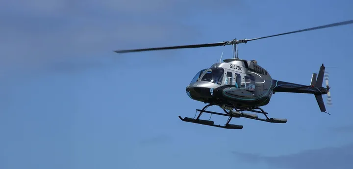 Helicopter ready for immediate short-notice departure