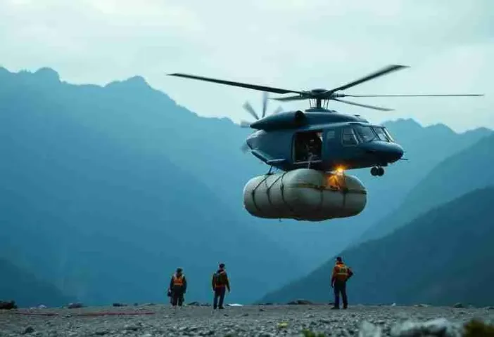 Luxury VIP helicopter transfer with executive passengers