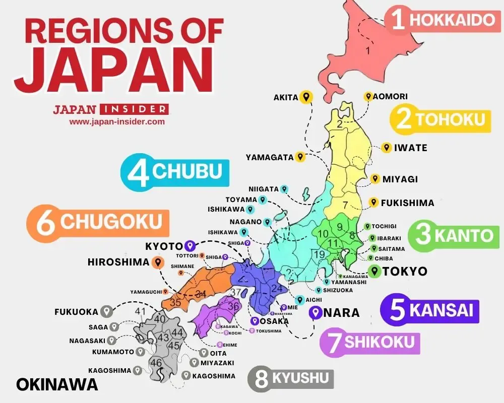 Map of Japan
