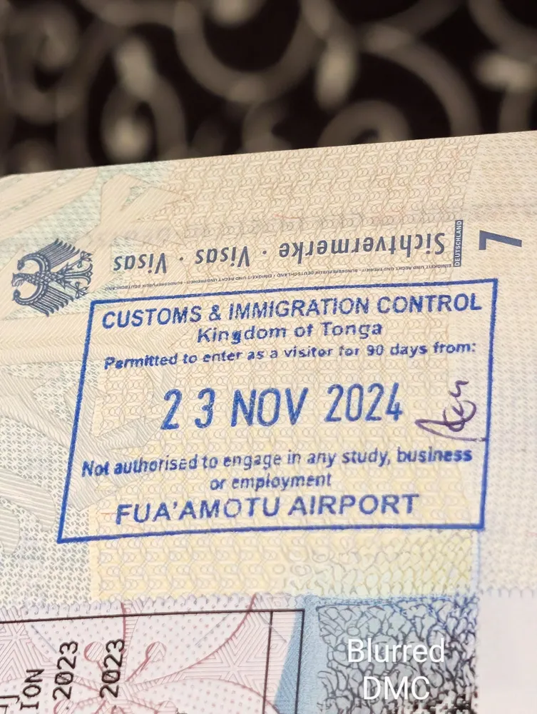 Tonga Visa-Free Entry