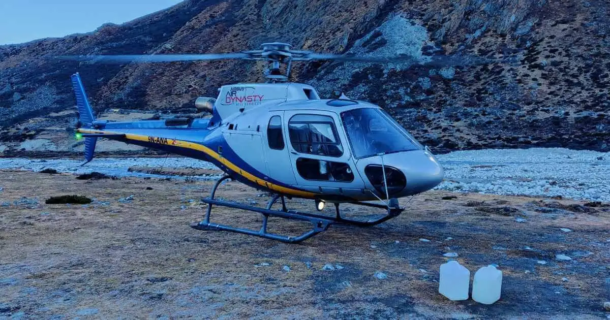 Climbers celebrating post-flight